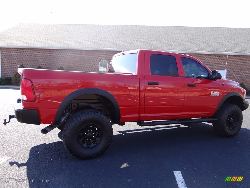 2015 2500 Tradesman Crew Cab 4x4 - Agriculture Red / Black/Diesel Gray photo #5