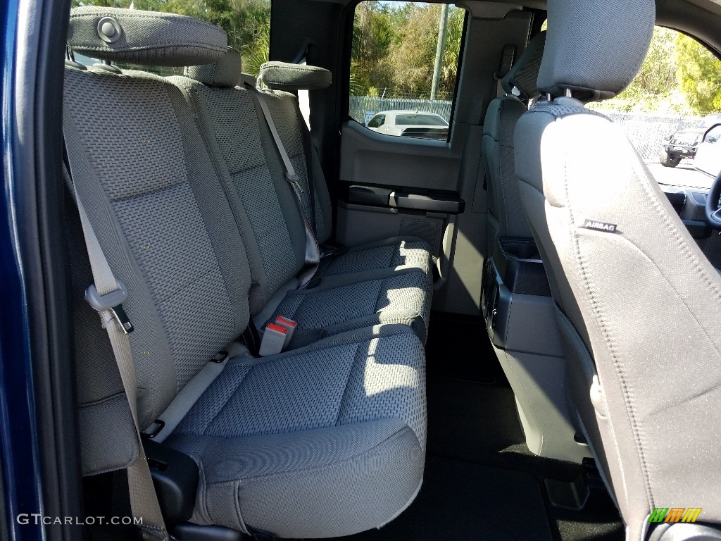 2019 F150 XLT SuperCab - Blue Jeans / Earth Gray photo #10