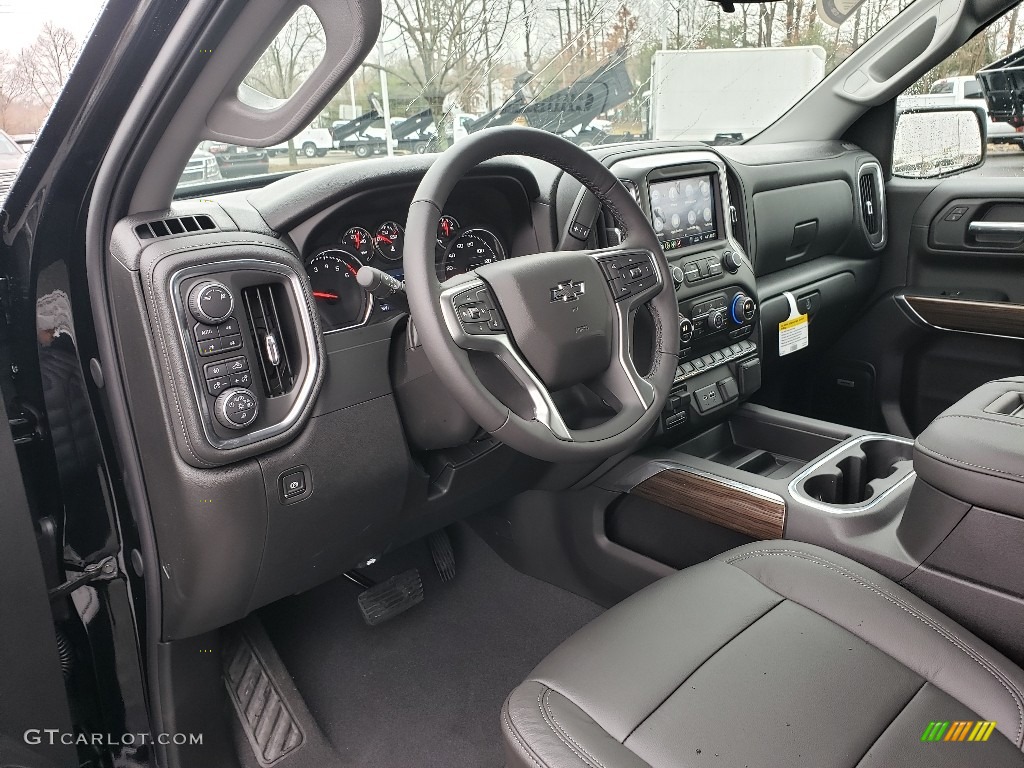 Jet Black Interior 2019 Chevrolet Silverado 1500 RST Double Cab 4WD Photo #131810086