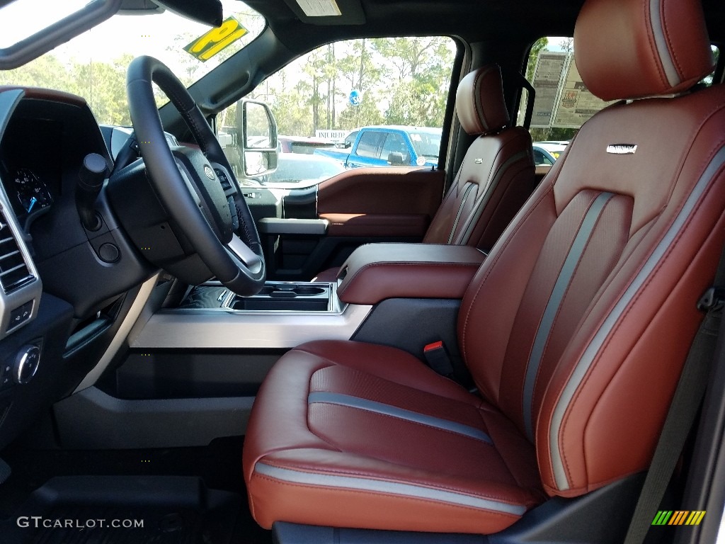 Dark Marsala Interior 2019 Ford F250 Super Duty Platinum Crew Cab 4x4 Photo #131811454