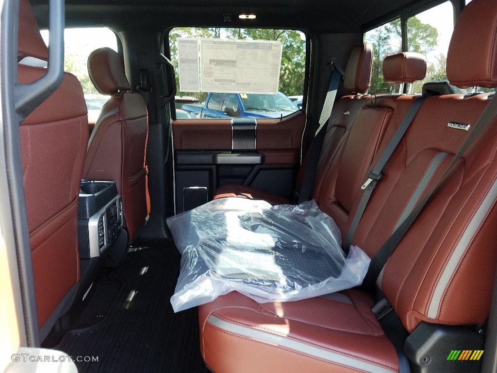 2019 Ford F250 Super Duty Platinum Crew Cab 4x4 Rear Seat Photo #131811481