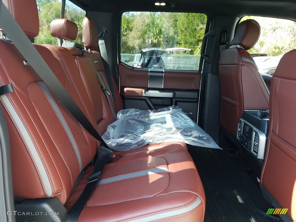 2019 Ford F250 Super Duty Platinum Crew Cab 4x4 Rear Seat Photo #131811508