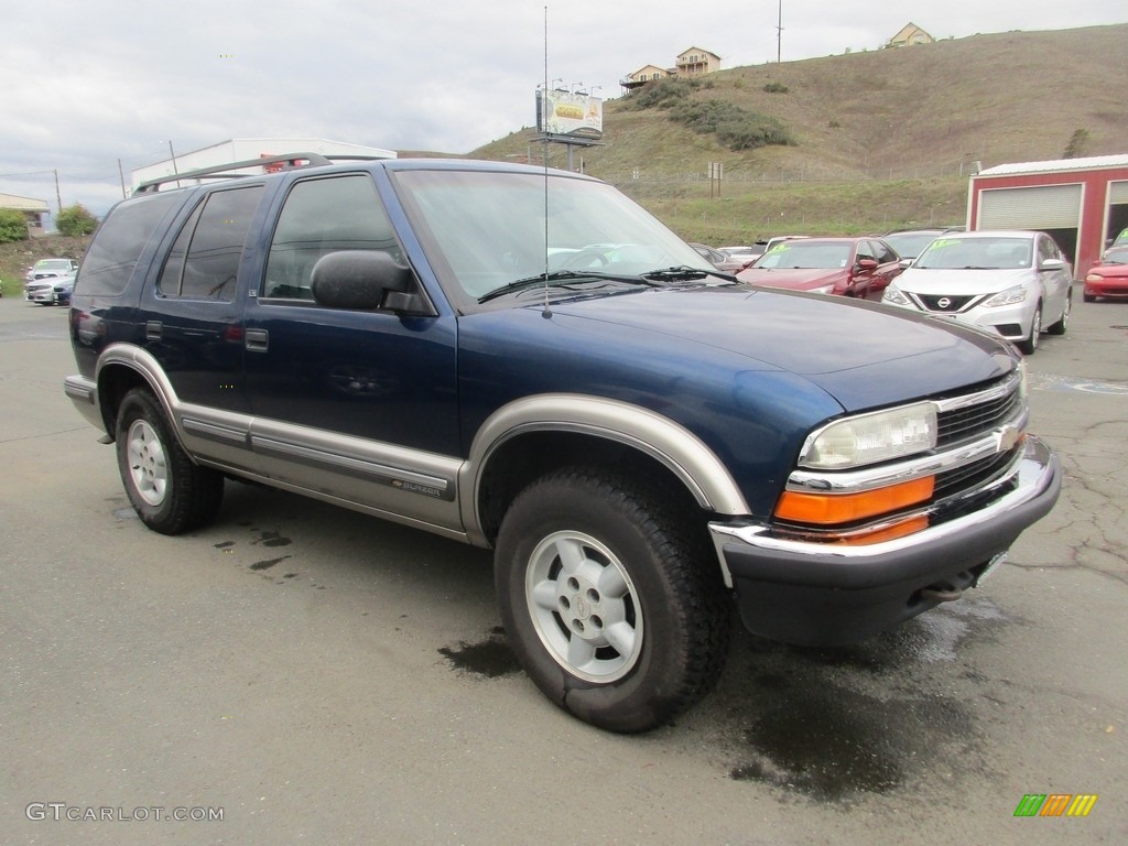 1999 Blazer LT 4x4 - Indigo Blue Metallic / Medium Gray photo #1