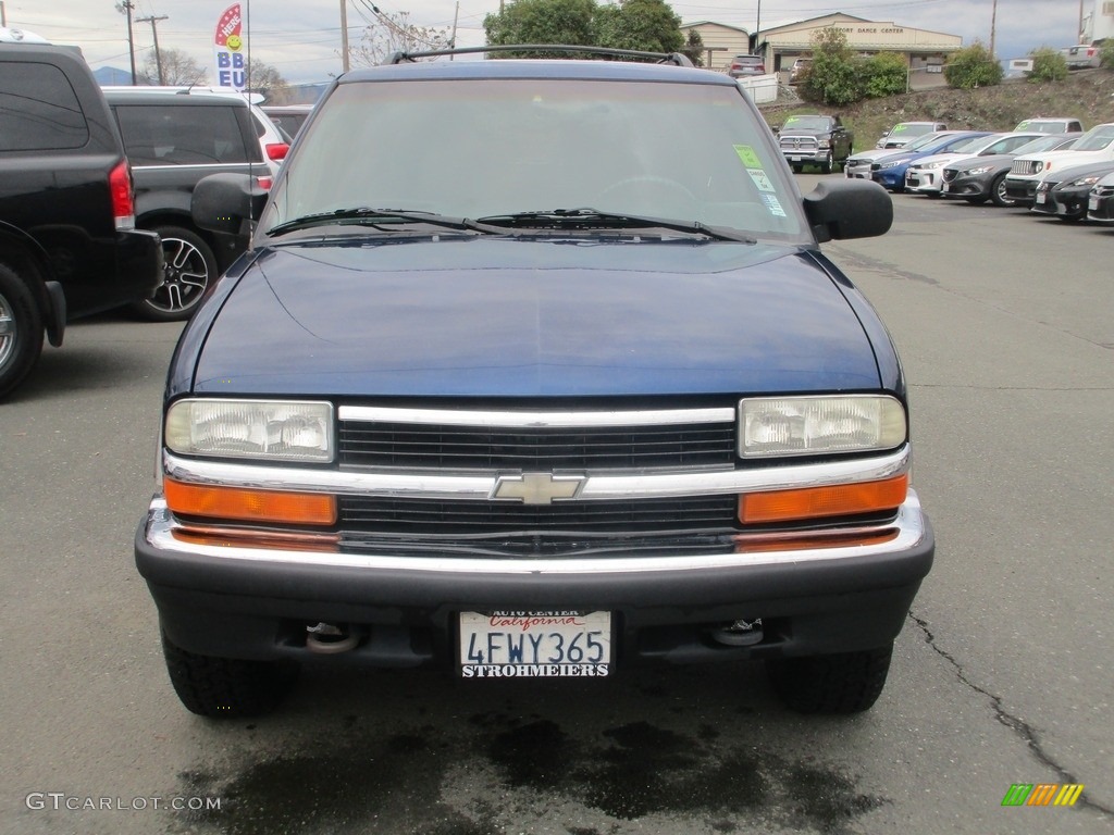 1999 Blazer LT 4x4 - Indigo Blue Metallic / Medium Gray photo #2