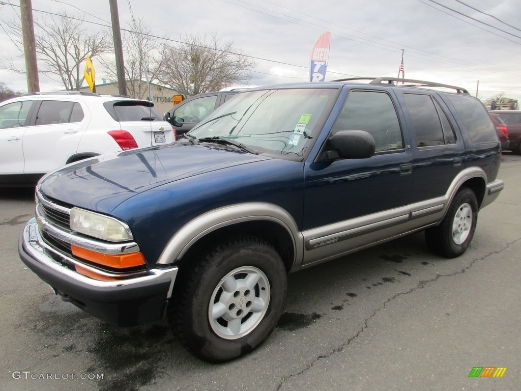1999 Blazer LT 4x4 - Indigo Blue Metallic / Medium Gray photo #3