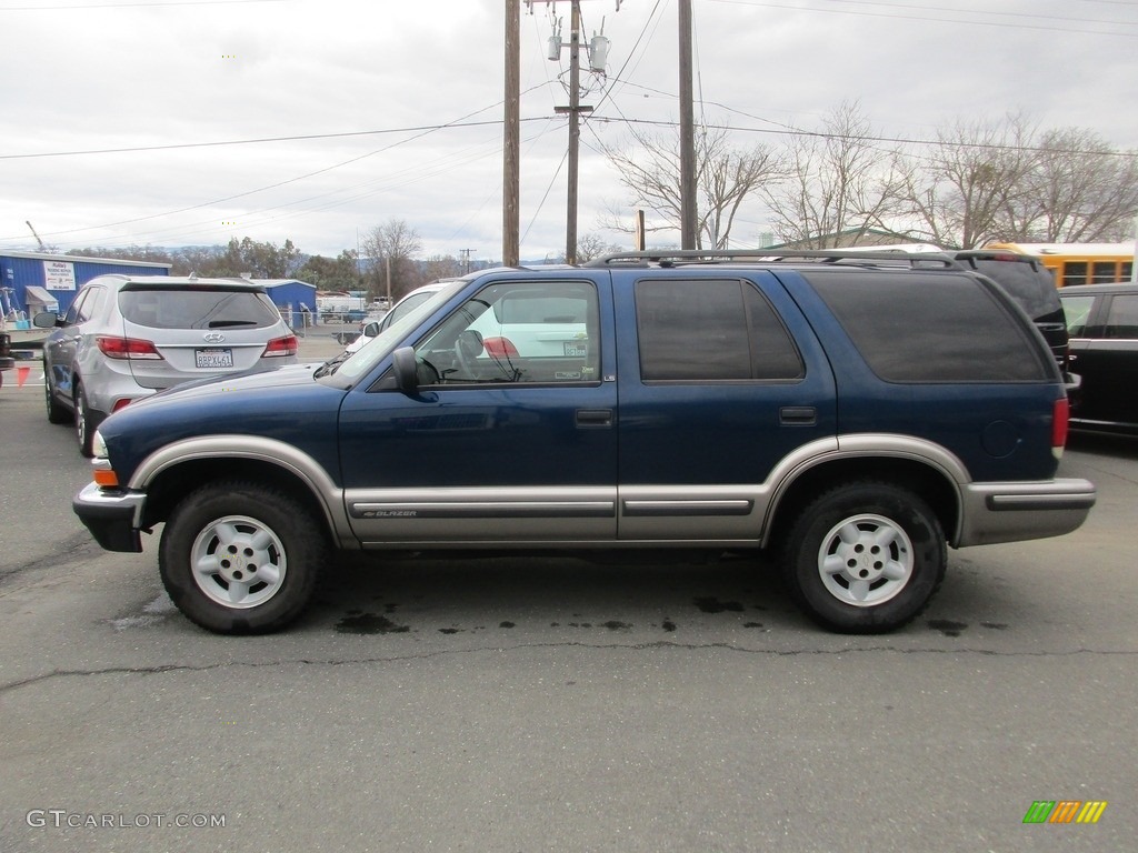 1999 Blazer LT 4x4 - Indigo Blue Metallic / Medium Gray photo #4