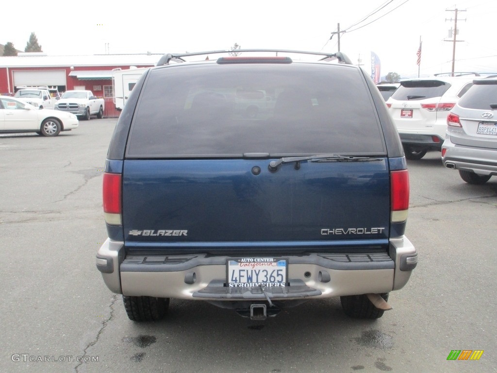 1999 Blazer LT 4x4 - Indigo Blue Metallic / Medium Gray photo #6