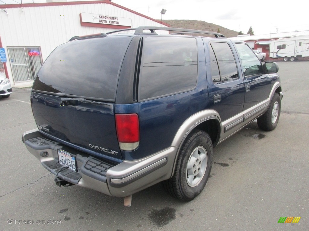 1999 Blazer LT 4x4 - Indigo Blue Metallic / Medium Gray photo #7