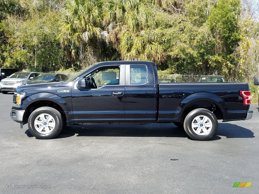 2019 F150 XL SuperCab - Agate Black / Earth Gray photo #2