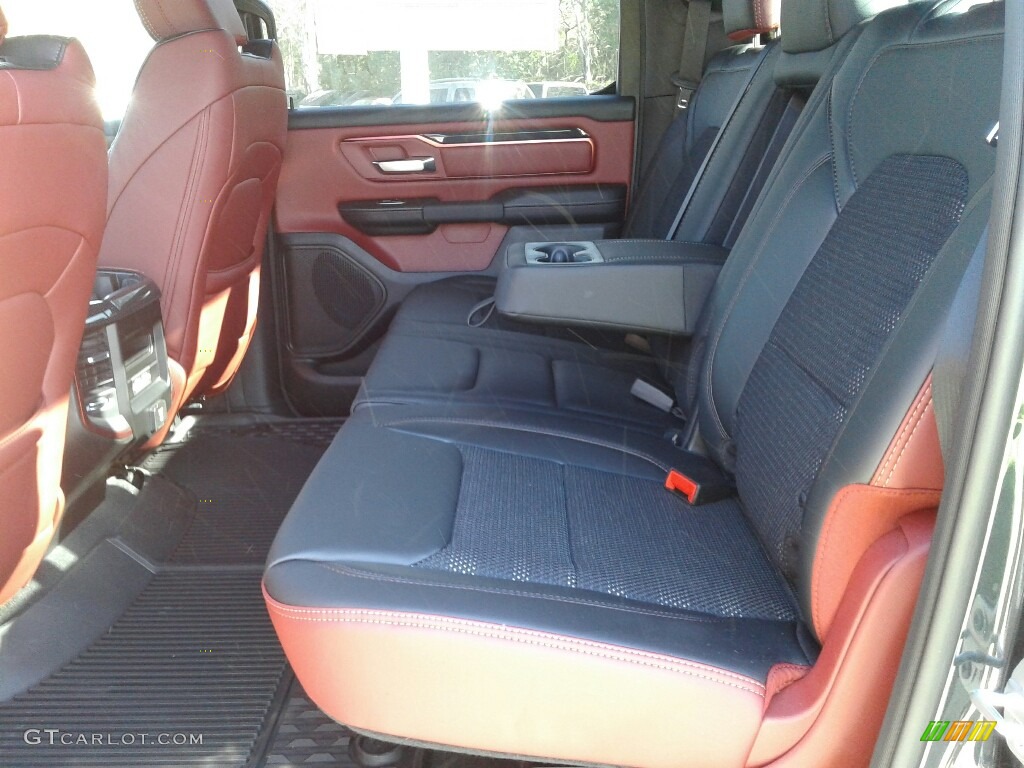 2019 1500 Rebel Crew Cab 4x4 - Maximum Steel Metallic / Black/Red photo #10