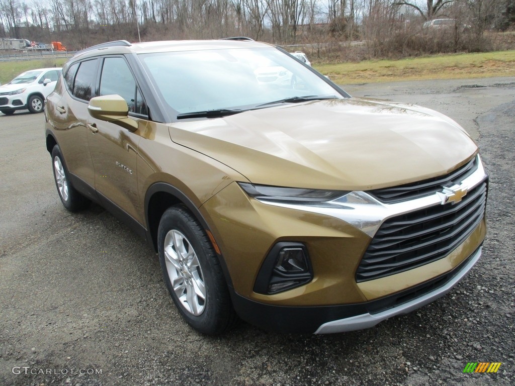 Sunlit Bronze Metallic 2019 Chevrolet Blazer 3.6L Cloth AWD Exterior Photo #131812444