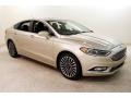 2017 White Gold Ford Fusion SE AWD  photo #1