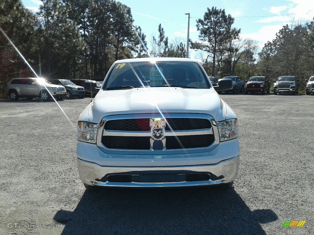 2019 1500 Classic Tradesman Quad Cab - Bright White / Black/Diesel Gray photo #8