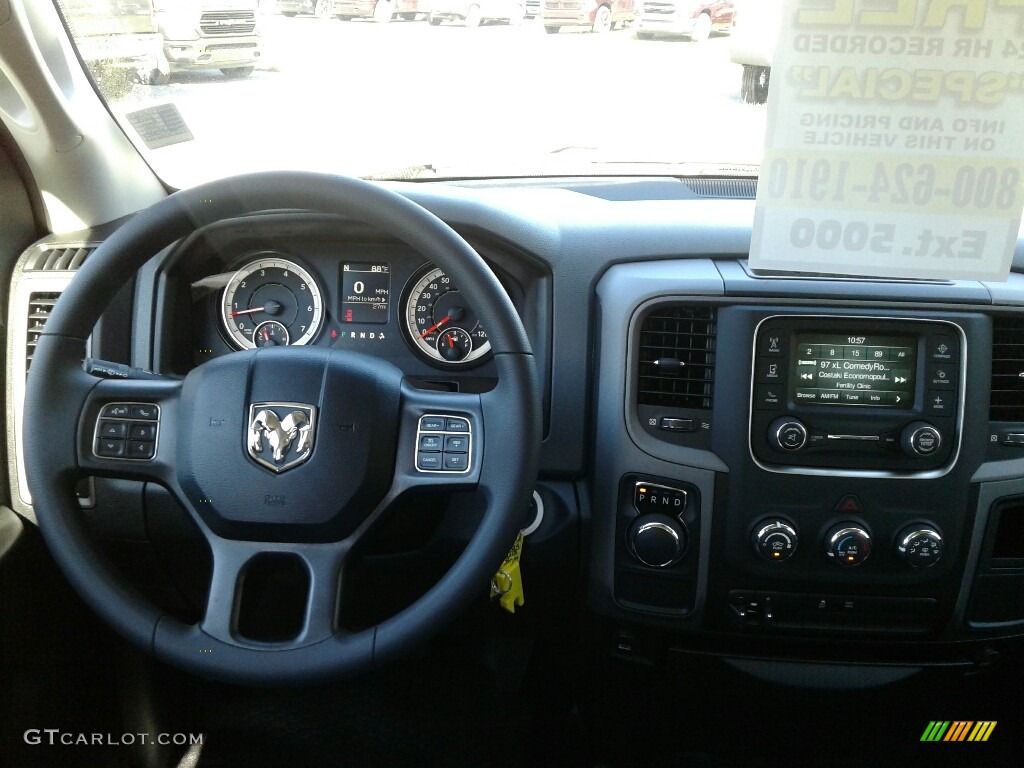 2019 1500 Classic Tradesman Quad Cab - Bright White / Black/Diesel Gray photo #13