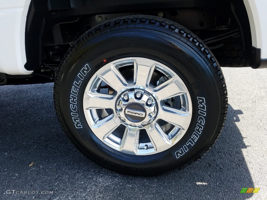 2019 F250 Super Duty Platinum Crew Cab 4x4 - White Platinum / Black photo #20