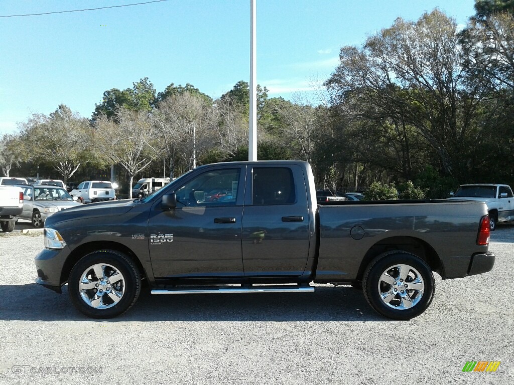 2019 1500 Classic Tradesman Quad Cab 4x4 - Granite Crystal Metallic / Black/Diesel Gray photo #2