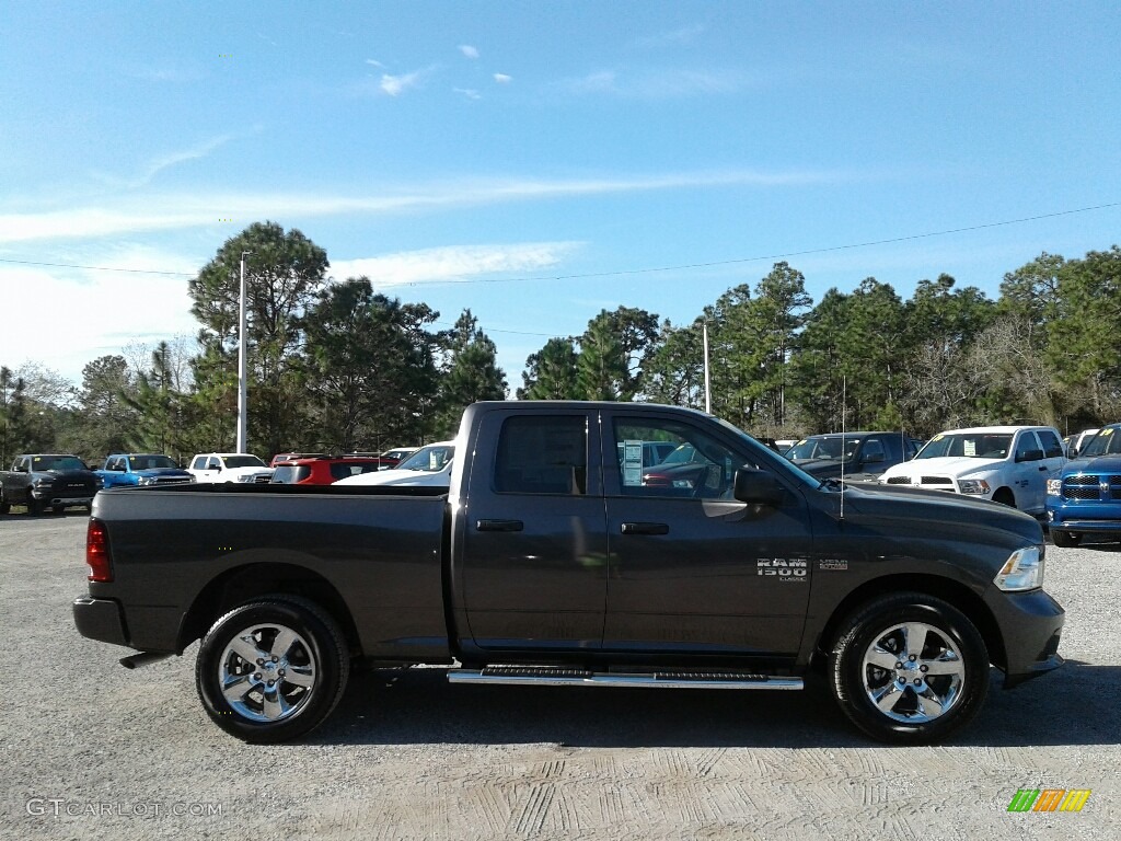 2019 1500 Classic Tradesman Quad Cab 4x4 - Granite Crystal Metallic / Black/Diesel Gray photo #6