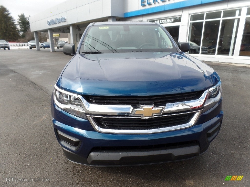 2019 Colorado WT Crew Cab 4x4 - Pacific Blue Metallic / Jet Black/Dark Ash photo #2