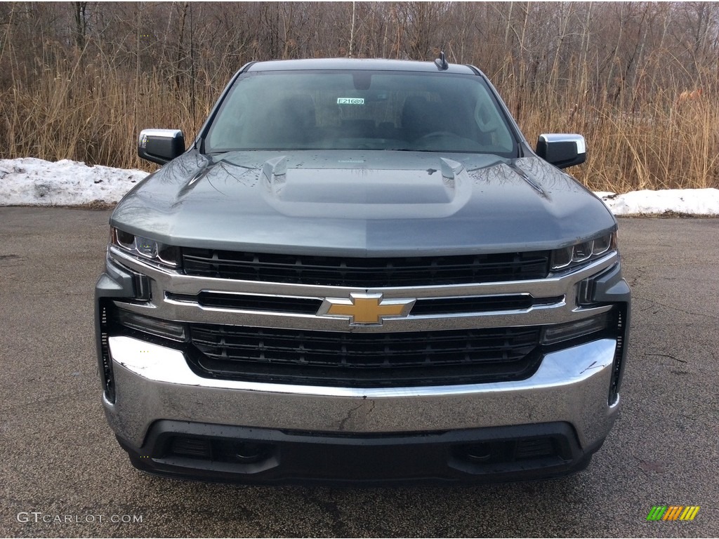 2019 Silverado 1500 LT Double Cab 4WD - Satin Steel Metallic / Jet Black photo #2