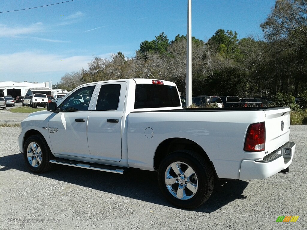 2019 1500 Classic Tradesman Quad Cab 4x4 - Bright White / Black/Diesel Gray photo #3