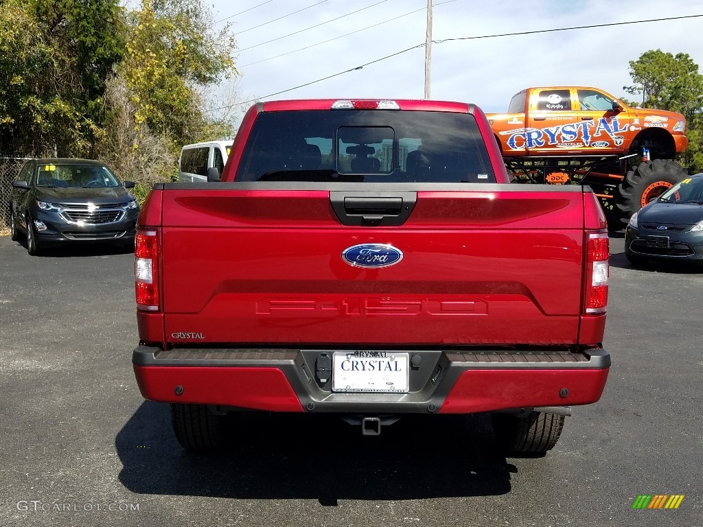 2019 F150 XLT Sport SuperCrew 4x4 - Ruby Red / Black photo #4