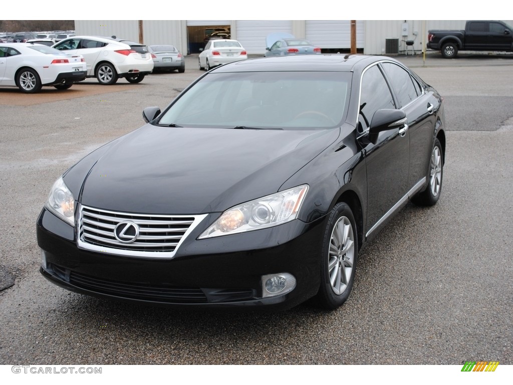 2012 ES 350 - Stargazer Black / Saddle photo #1
