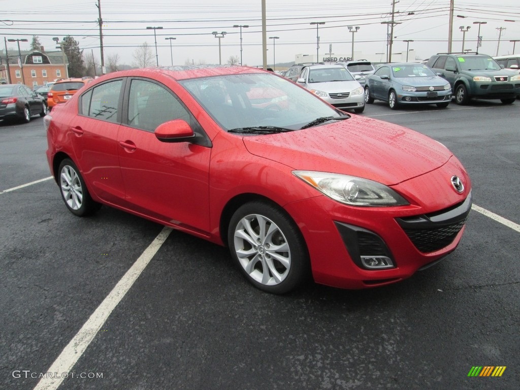 2010 MAZDA3 s Sport 4 Door - Velocity Red Mica / Black photo #4