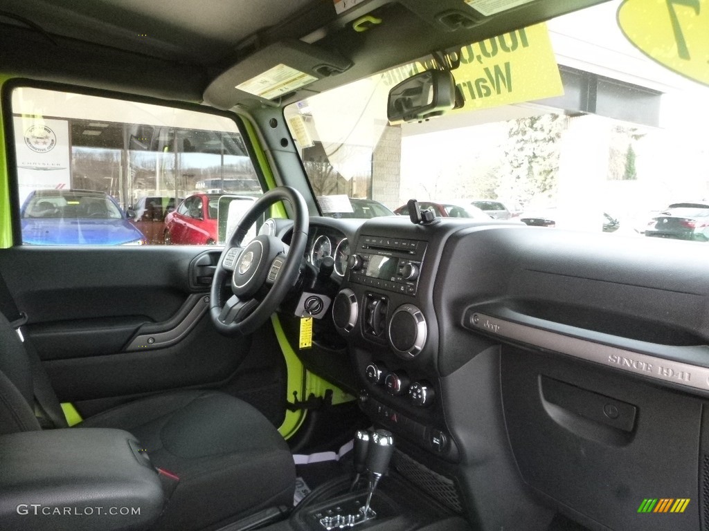 2017 Wrangler Unlimited Sport 4x4 - Hypergreen / Black photo #11