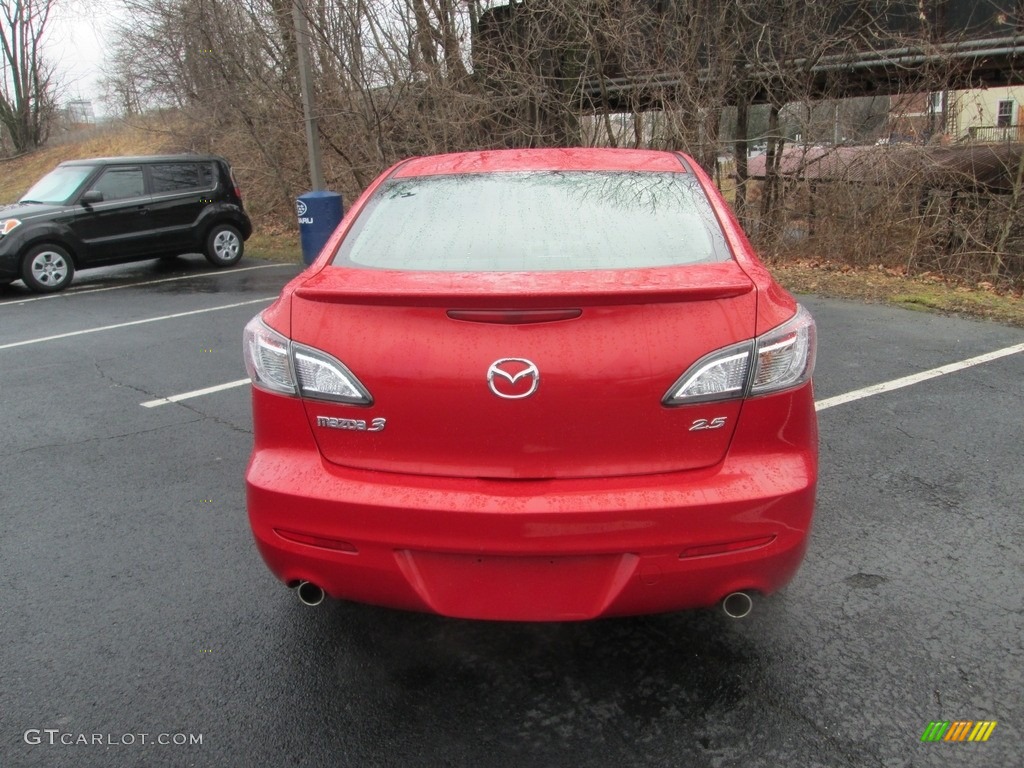 2010 MAZDA3 s Sport 4 Door - Velocity Red Mica / Black photo #7