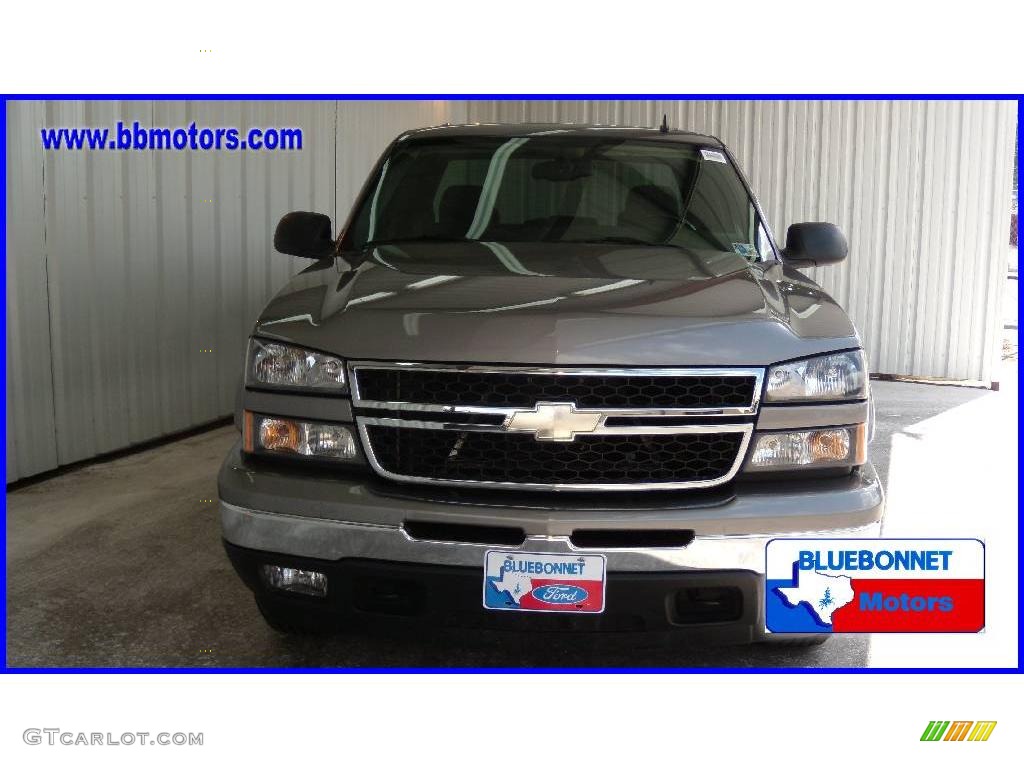 2006 Silverado 1500 Z71 Crew Cab 4x4 - Graystone Metallic / Dark Charcoal photo #2