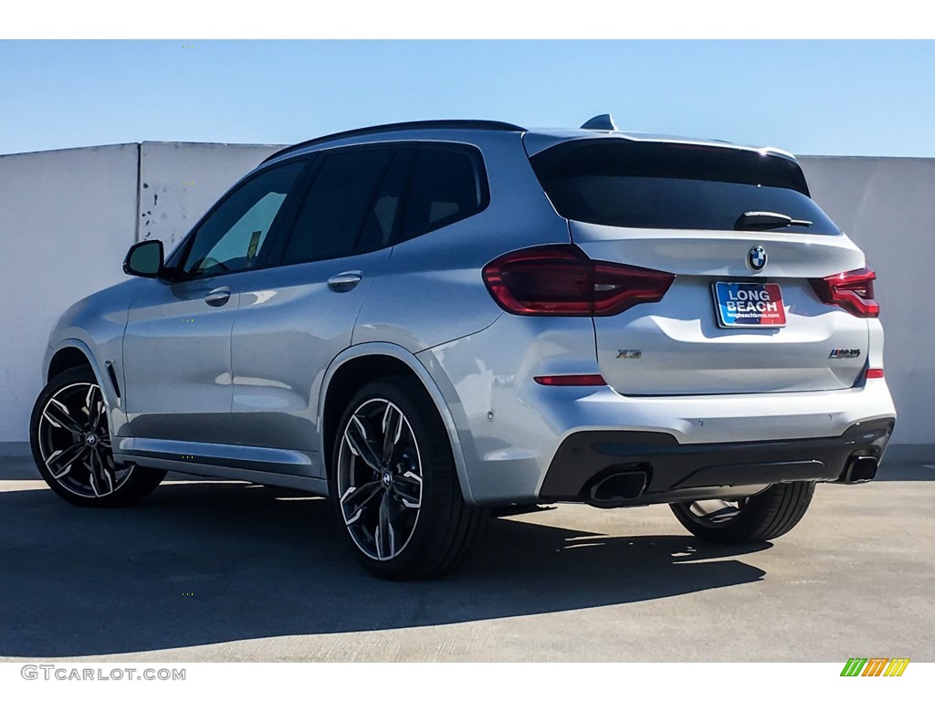 2019 X3 M40i - Glacier Silver Metallic / Black photo #2