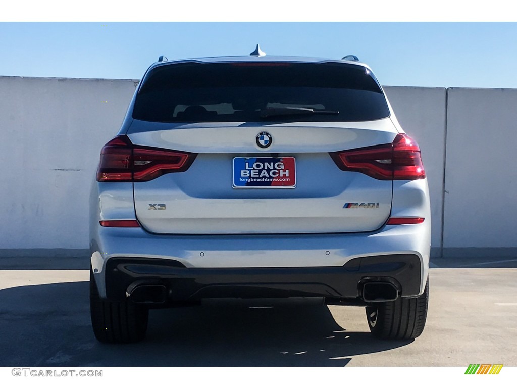 2019 X3 M40i - Glacier Silver Metallic / Black photo #3