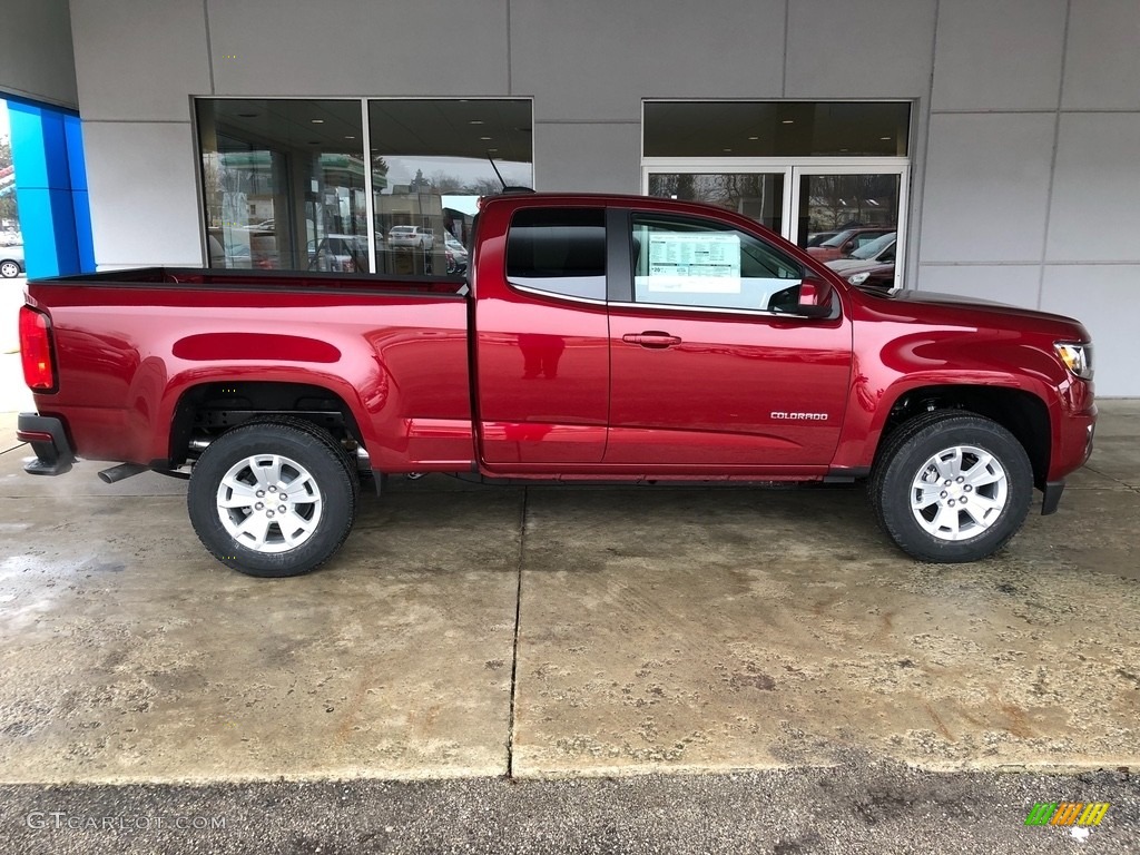 2019 Colorado LT Extended Cab - Cajun Red Tintcoat / Jet Black photo #21