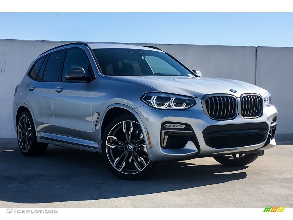 2019 X3 M40i - Glacier Silver Metallic / Black photo #12