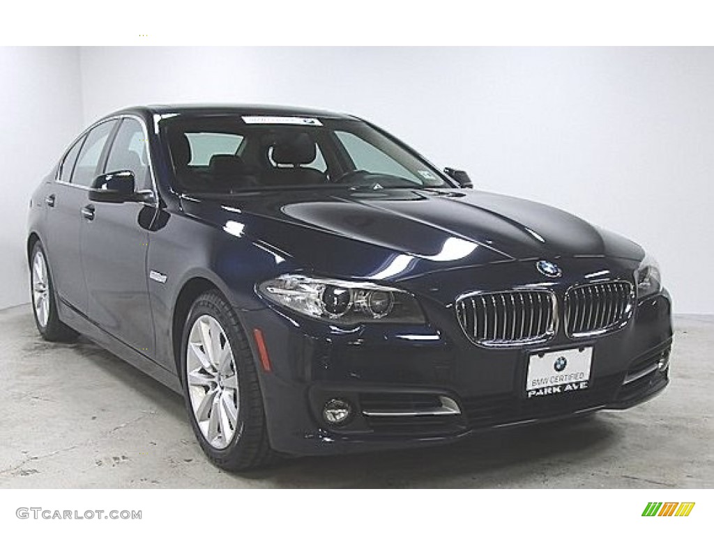 2016 5 Series 535i xDrive Sedan - Imperial Blue Metallic / BMW Individual Amaro Brown photo #3