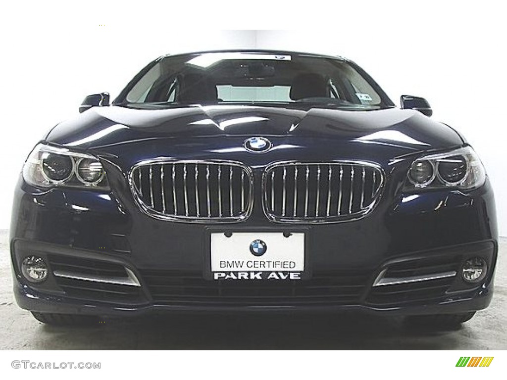 2016 5 Series 535i xDrive Sedan - Imperial Blue Metallic / BMW Individual Amaro Brown photo #4