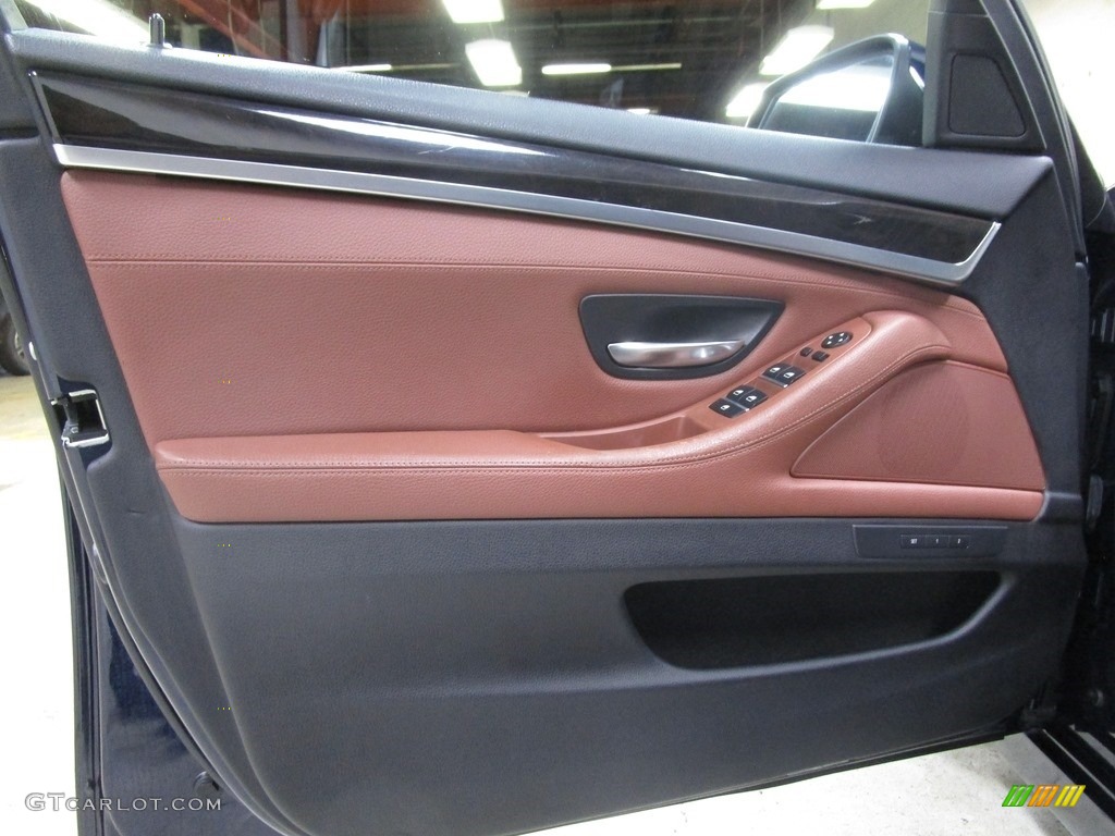 2016 5 Series 535i xDrive Sedan - Imperial Blue Metallic / BMW Individual Amaro Brown photo #5