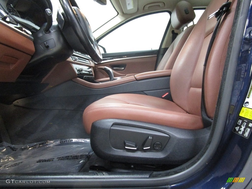 2016 5 Series 535i xDrive Sedan - Imperial Blue Metallic / BMW Individual Amaro Brown photo #7
