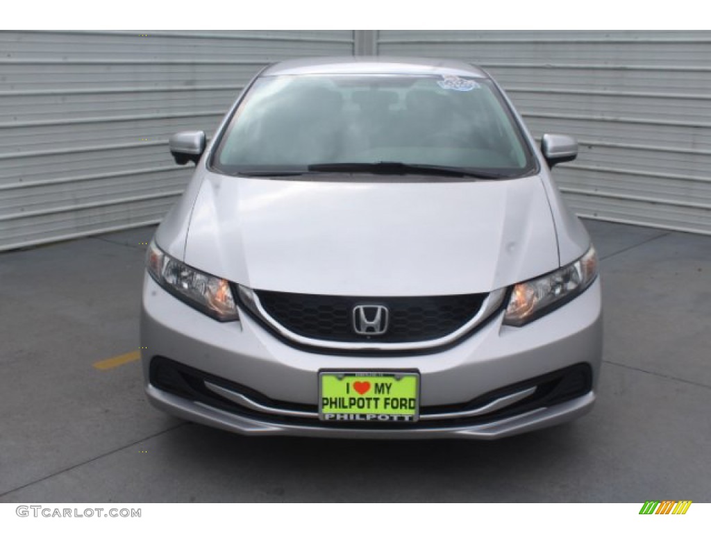 2015 Civic SE Sedan - Alabaster Silver Metallic / Black photo #3