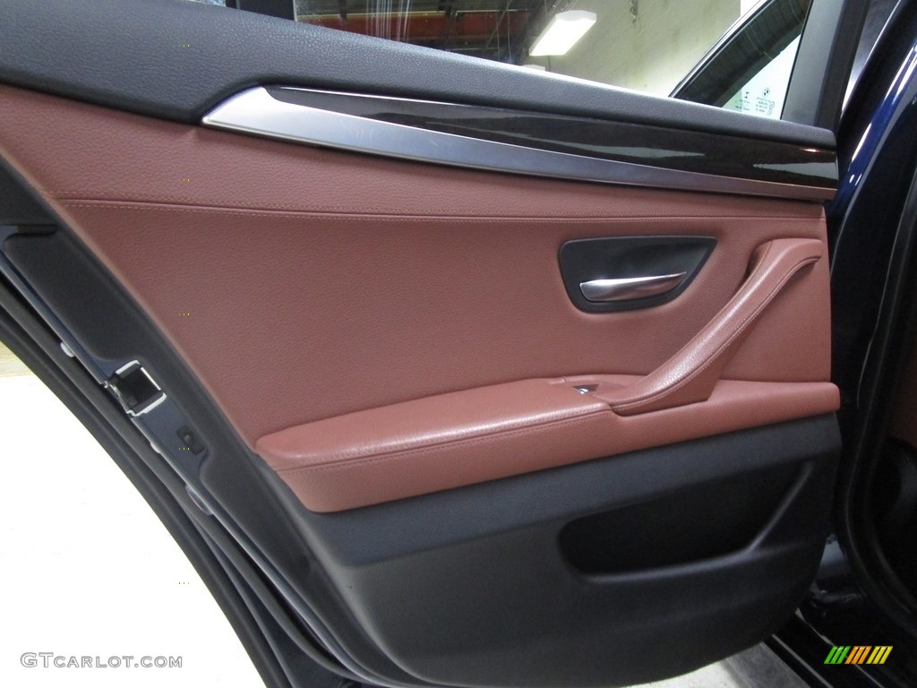 2016 5 Series 535i xDrive Sedan - Imperial Blue Metallic / BMW Individual Amaro Brown photo #8