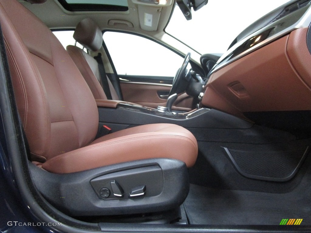 2016 5 Series 535i xDrive Sedan - Imperial Blue Metallic / BMW Individual Amaro Brown photo #13