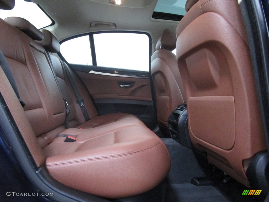 2016 5 Series 535i xDrive Sedan - Imperial Blue Metallic / BMW Individual Amaro Brown photo #16