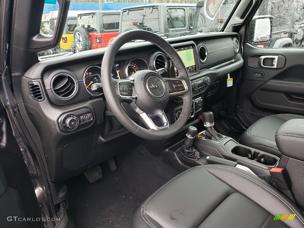 Black Interior 2019 Jeep Wrangler Unlimited MOAB 4x4 Photo #131826663
