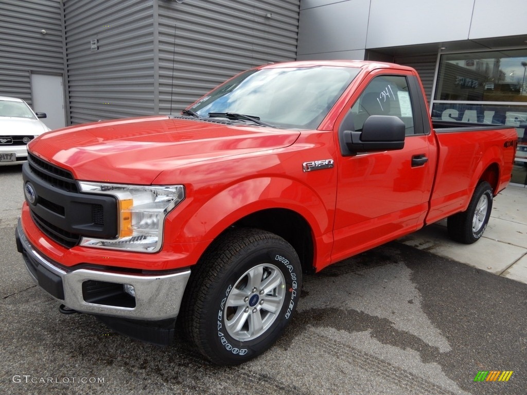 Race Red 2019 Ford F150 XL Regular Cab Exterior Photo #131827313