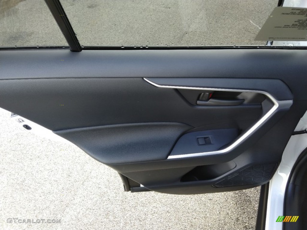 2019 Toyota RAV4 LE AWD Black Door Panel Photo #131827999