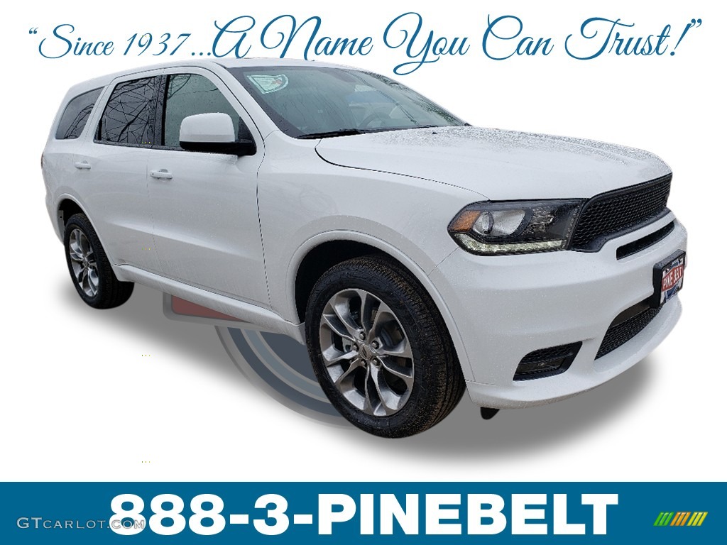 2019 Durango GT AWD - White Knuckle / Black photo #1