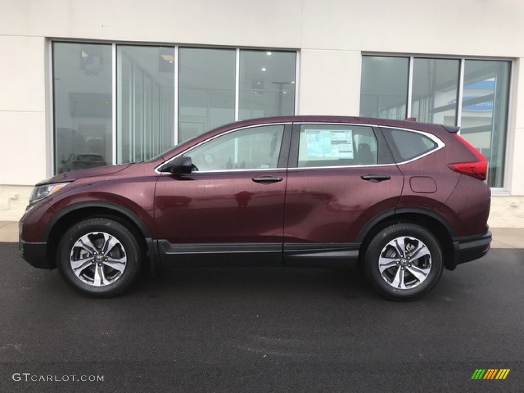 2019 CR-V LX AWD - Basque Red Pearl II / Gray photo #2