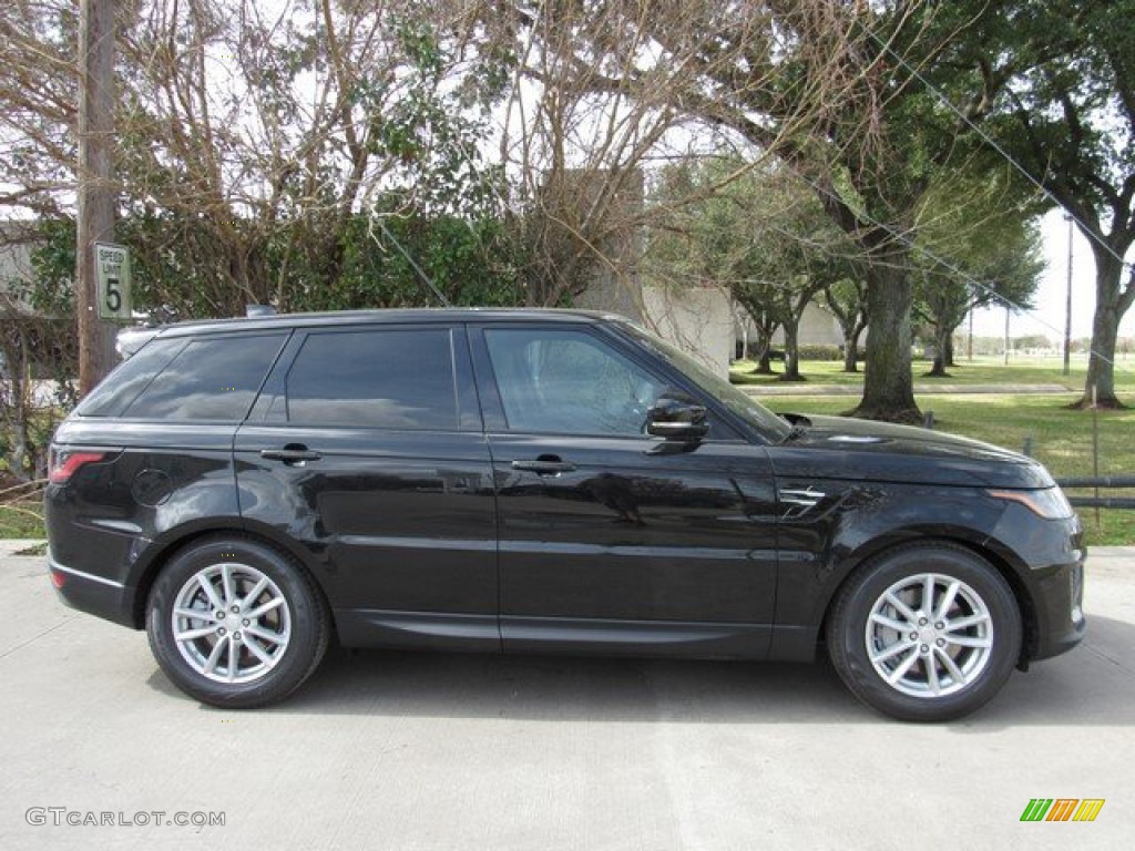 Santorini Black Metallic 2019 Land Rover Range Rover Sport SE Exterior Photo #131829507