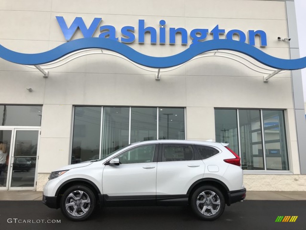 2019 CR-V EX-L AWD - Platinum White Pearl / Black photo #1