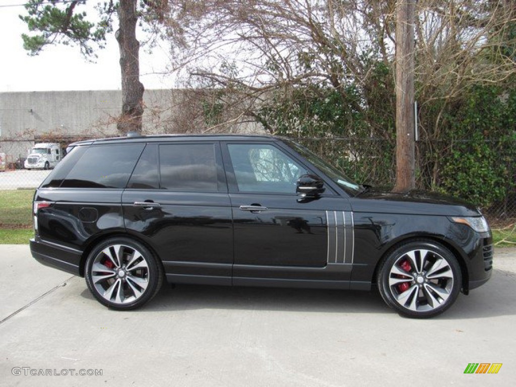 Santorini Black Metallic 2019 Land Rover Range Rover SVAutobiography Dynamic Exterior Photo #131830212